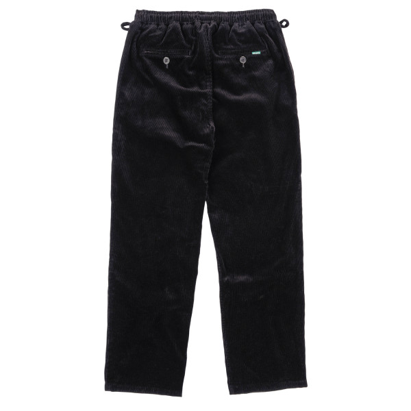 Pantalon ample en cordon de cerf - Noir