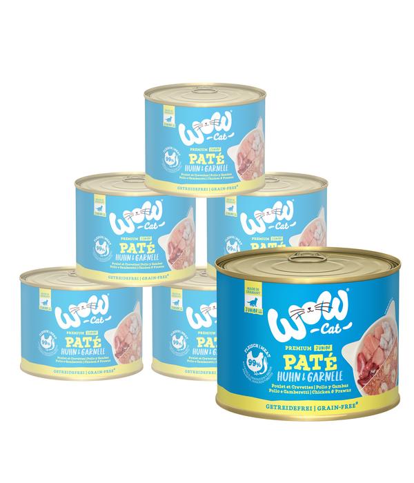 WOW® Cat Nassfutter für Katzen Premium Paté