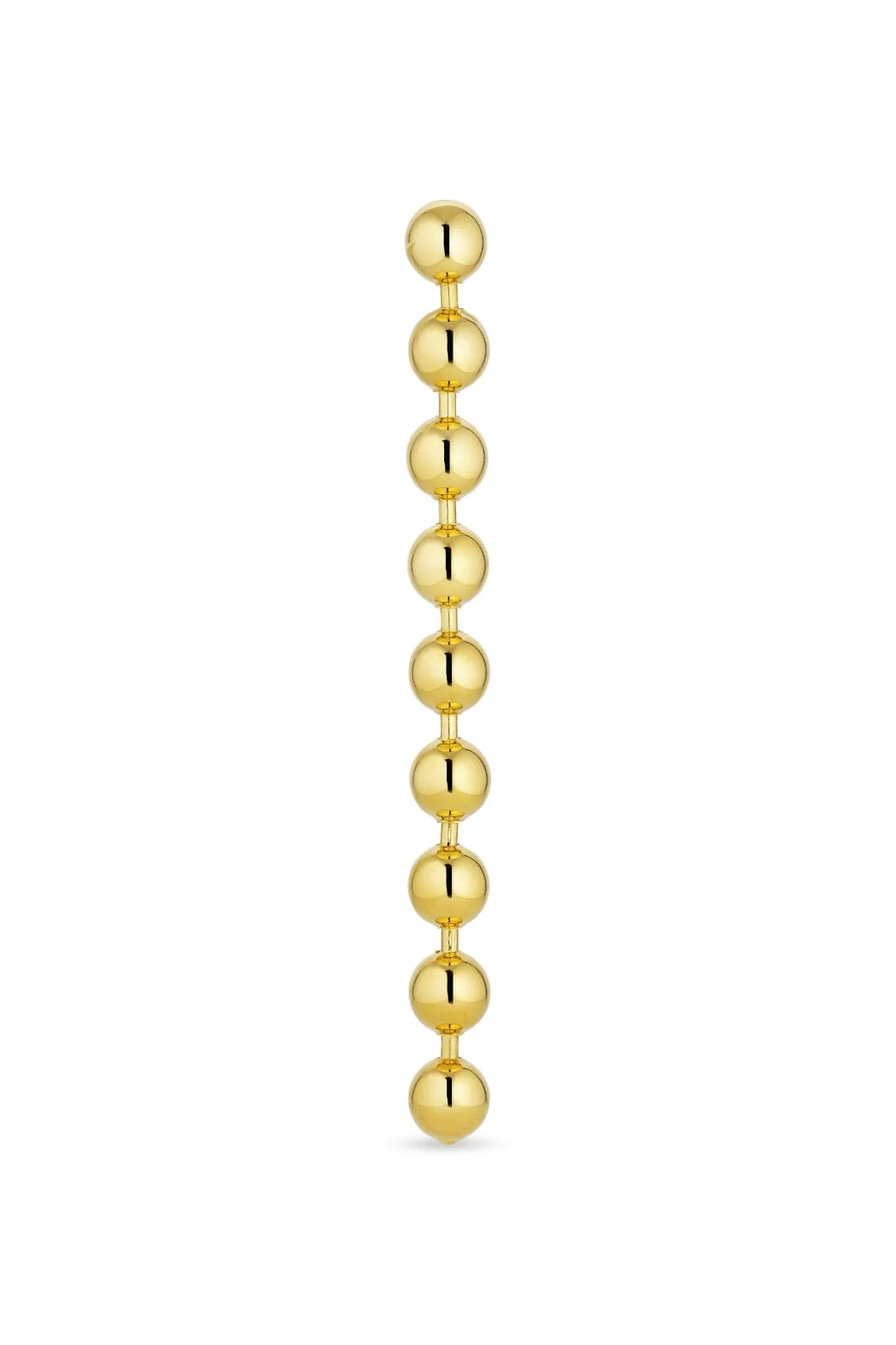 Jane Kønig Big Atomic Chain Stud guld