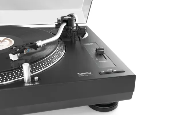 TechniSat TechniPlayer LP 300 - Pladespiller - sort, sølv