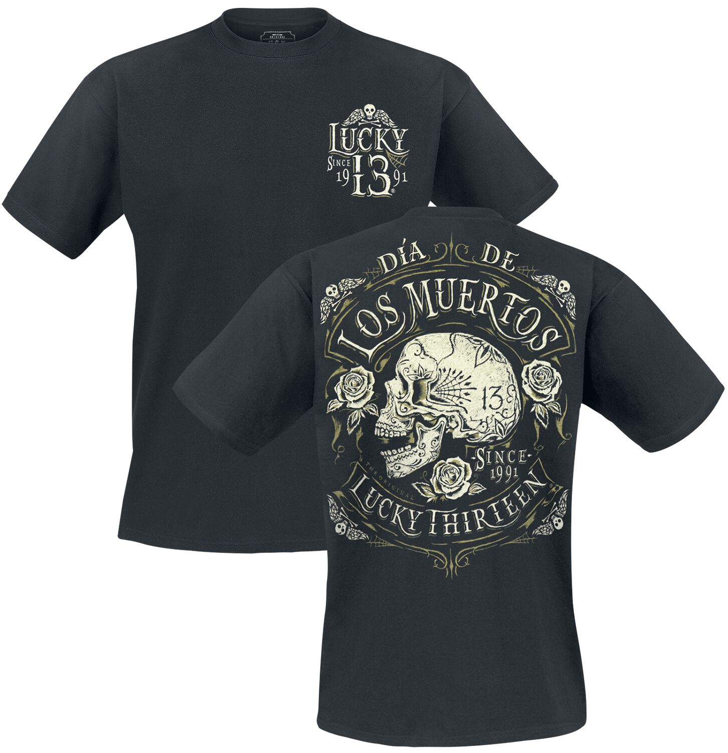 Dead Skull | Lucky 13 T-Shirt Manches courtes