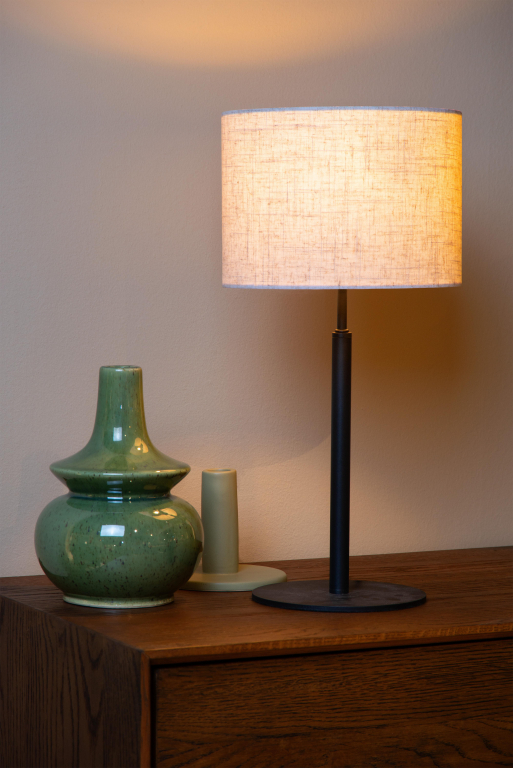 Lucide Maya tafellamp Ø26 beige