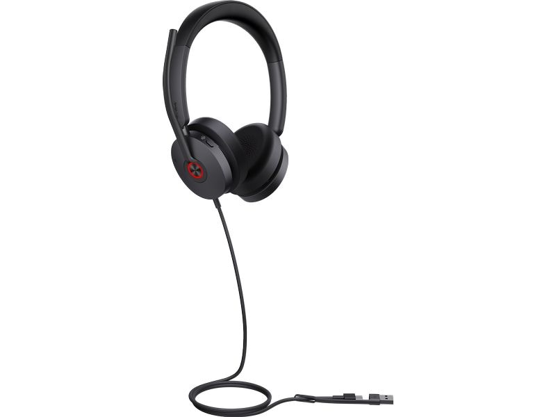 Yealink Headset UH48 Dual Teams USB-C/A Kabelgebunden Yealink UH48 Dual Teams USB-C/A Kopfhörer Kabelgebunden Kopfband Anrufe/Musik USB Type-C / USB Type-A Schwarz