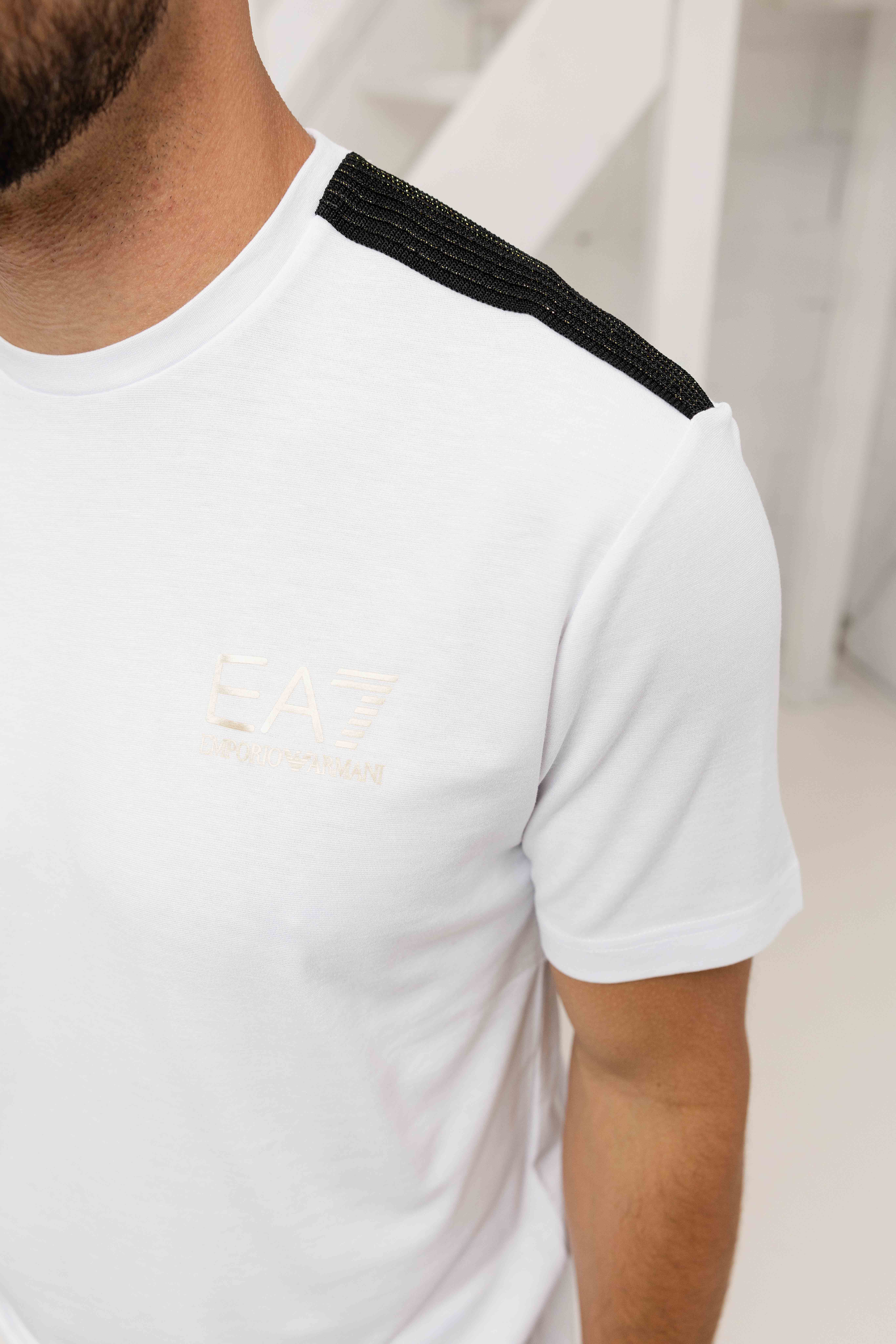 EA7 Emporio Armani 7M000299 T-Shirt Heren Wit