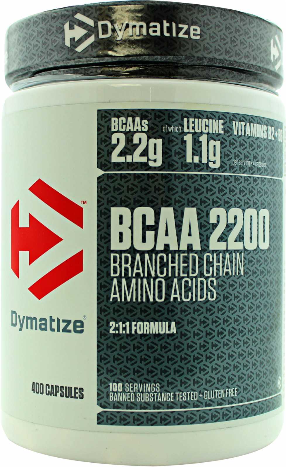 Dymatize BCAA 2200 400 cápsulas
