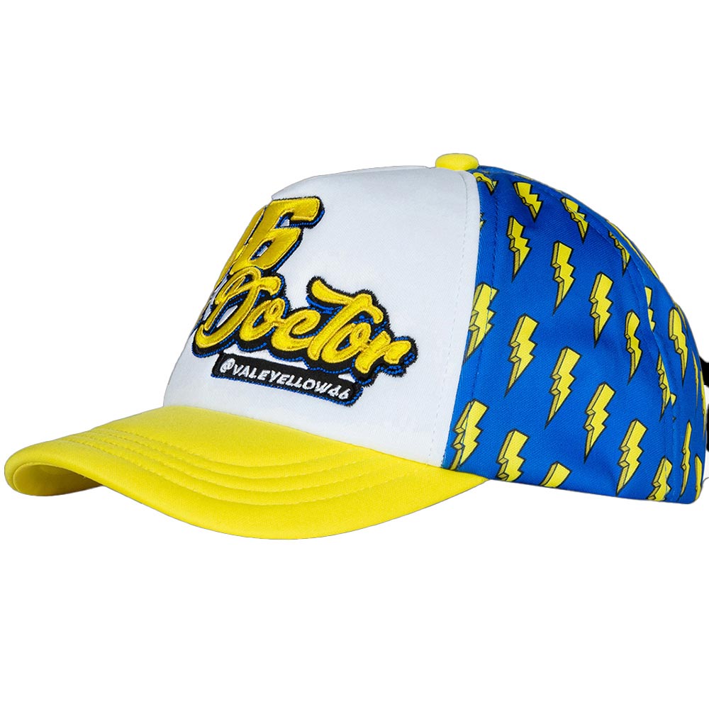 VR46 - Casquette enfant 46 The Doctor Bleu / Jaune