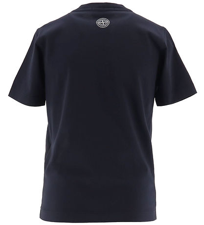 Stone Island T-Shirt - Navy Blue m. Print