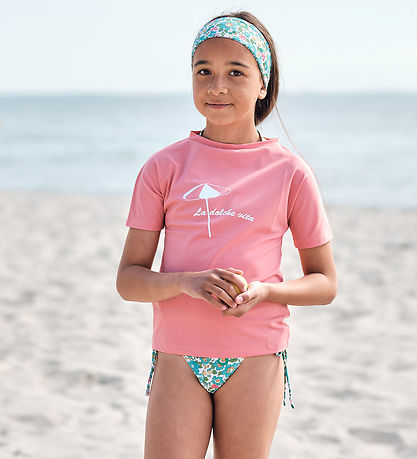 Petit Crabe Badeshirt - Luna - UV50+ - Limonade