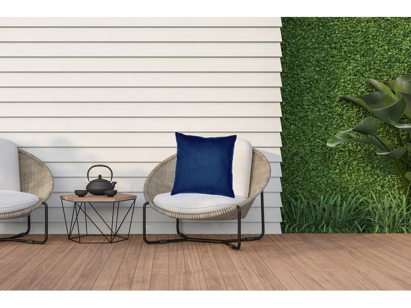 Casa Leon Kissenbezug Acrisol Liso Outdoor, Dunkelblau 40 x UV Beständiges Gartenkissen
