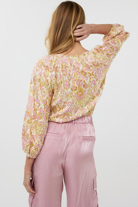 EsQualo multi color dames blouse