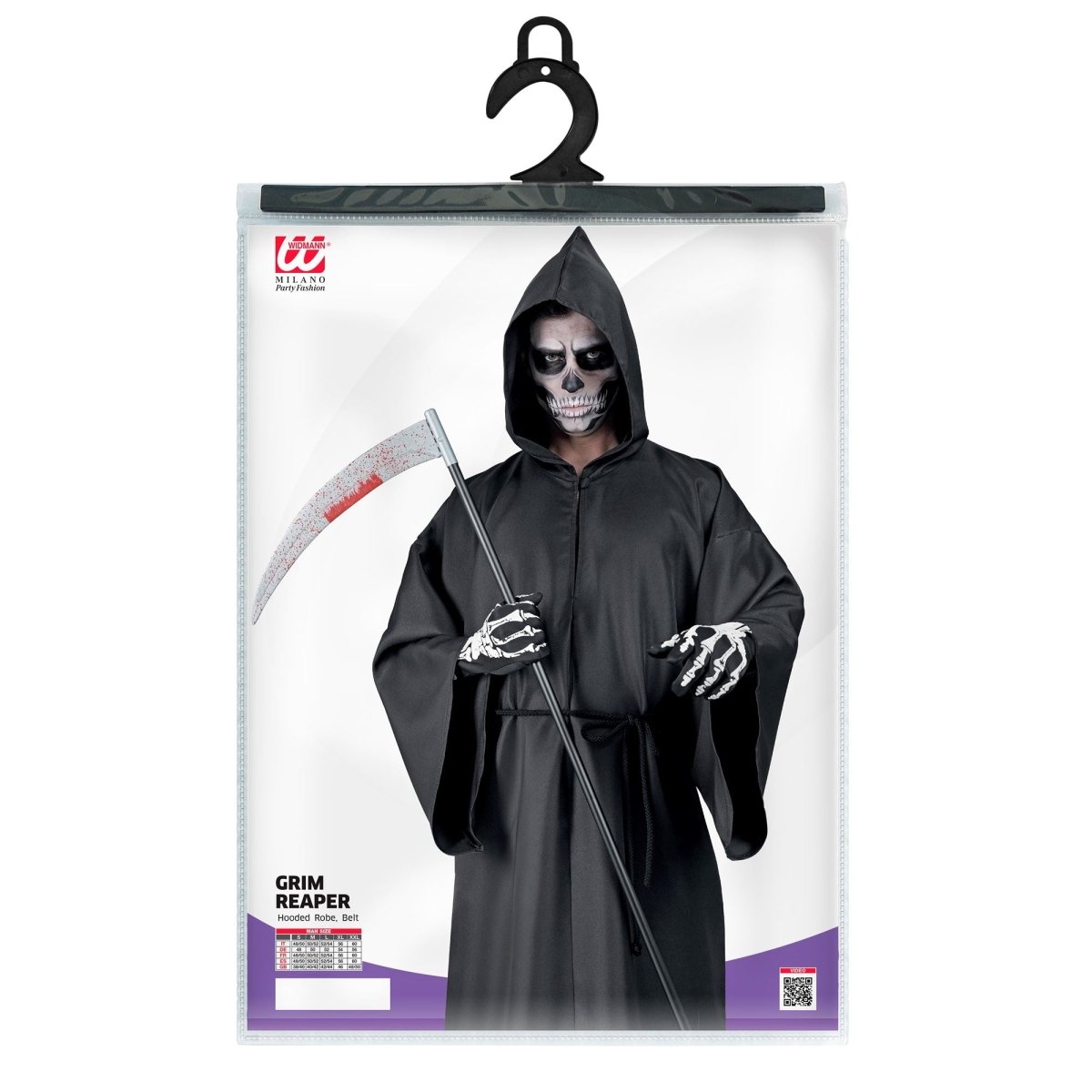 Halloween Kostuum Heren Magere Hein 2 delig