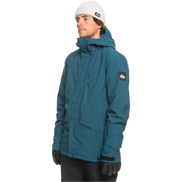 Veste de ski QUIKSILVER MISSION SOLID JK MAJOLICA BLUE