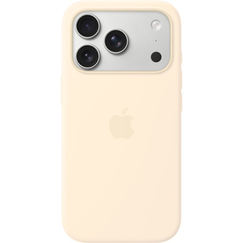 Apple Coque en silicone avec MagSafe pour iPhone 17 Pro - Vanille