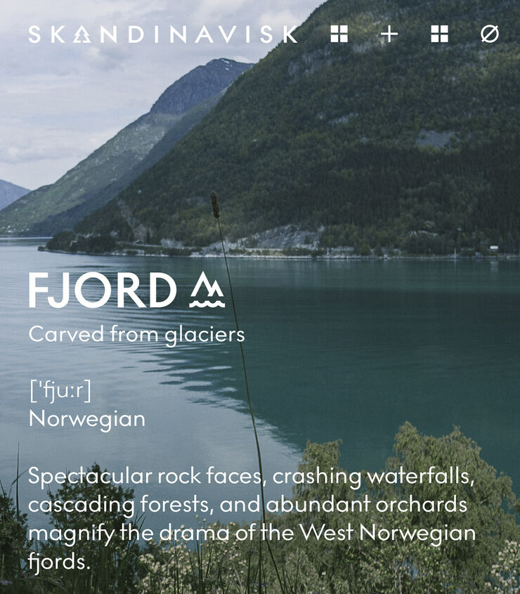 Skandinavisk FJORD Scented Candle w Lid 200g