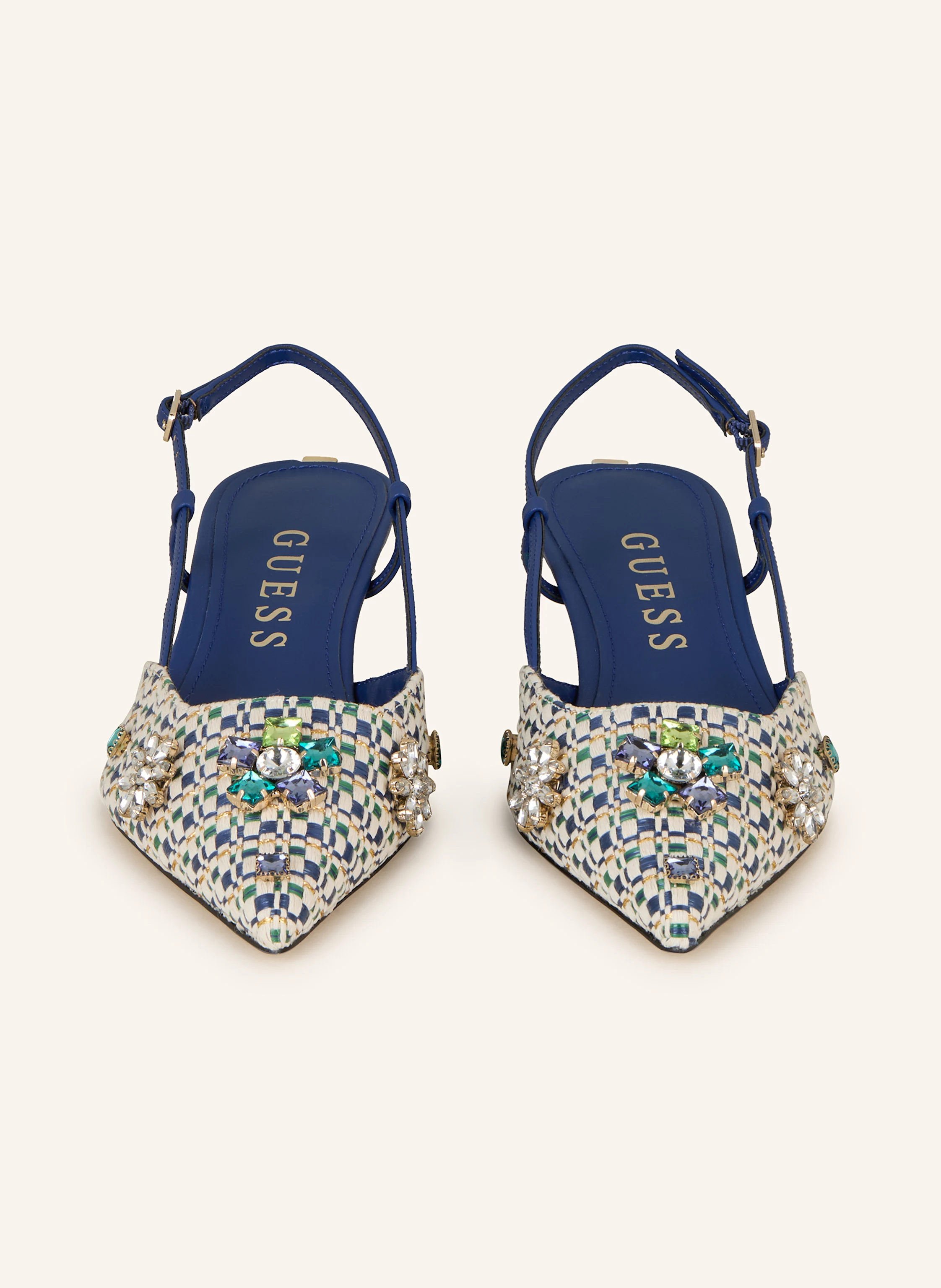GUESS Slingpumps JESSENY mit Schmucksteinen