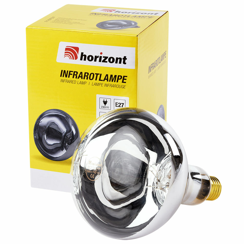 Ampoule chauffante 150 w blanche
