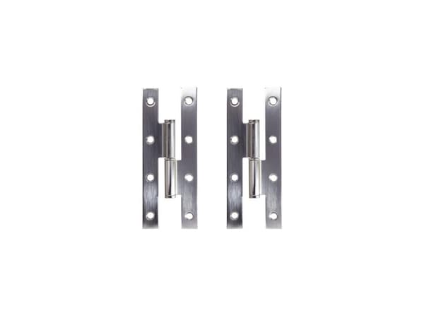 Haushalt Hinge H Style140x55x2,5Mm Nikkel2stk. Venstre
