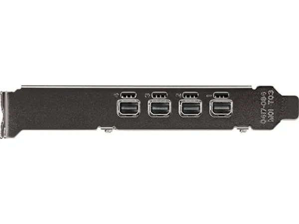 NVIDIA T1000 - Grafikkort - T1000 - 4 GB GDDR6 - PCIe 3.0 x16 lavprofil - 4 x Mini DisplayPort