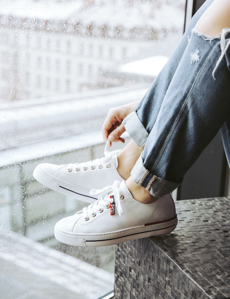 Glattleder Sneaker