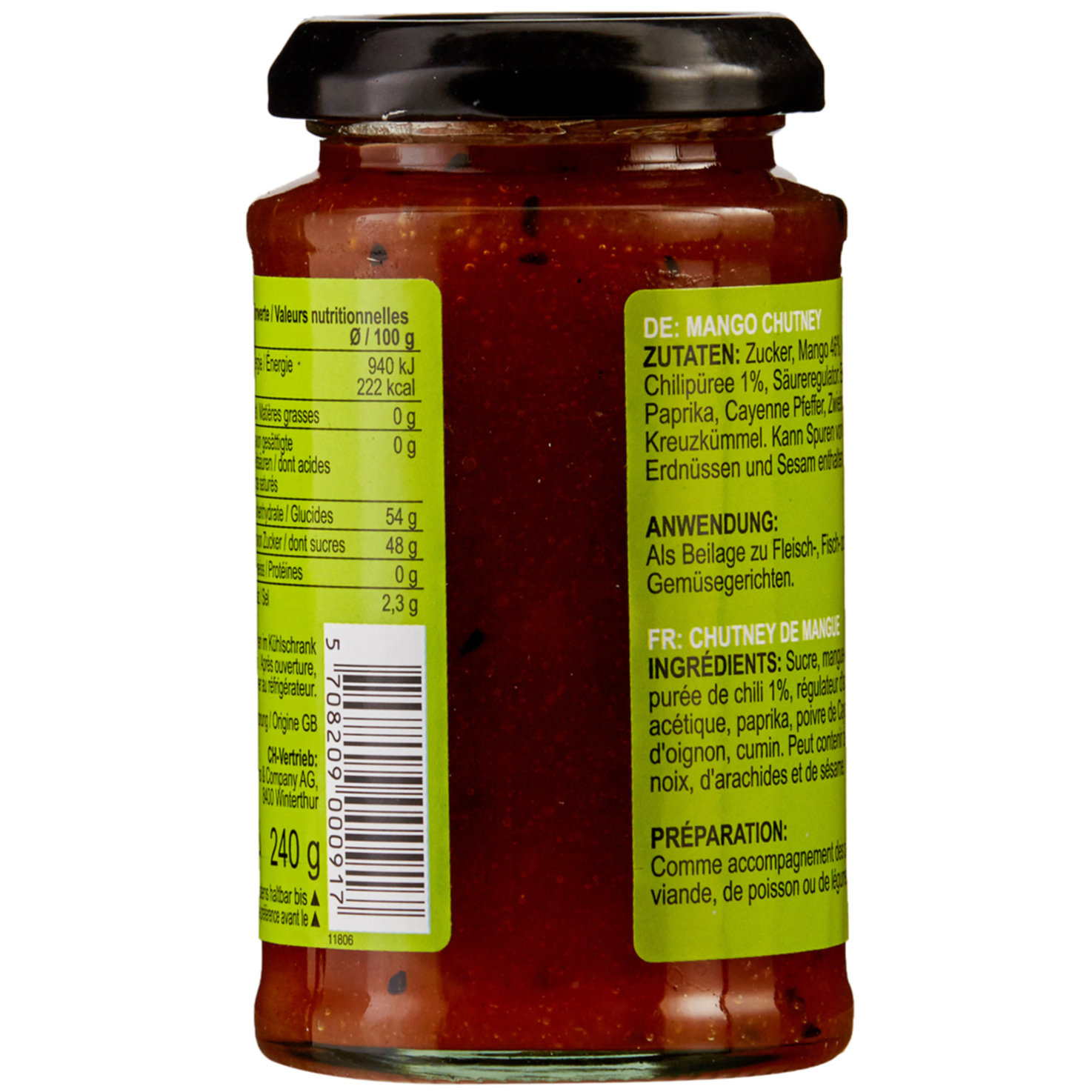 Indian Delight Mango Chutney