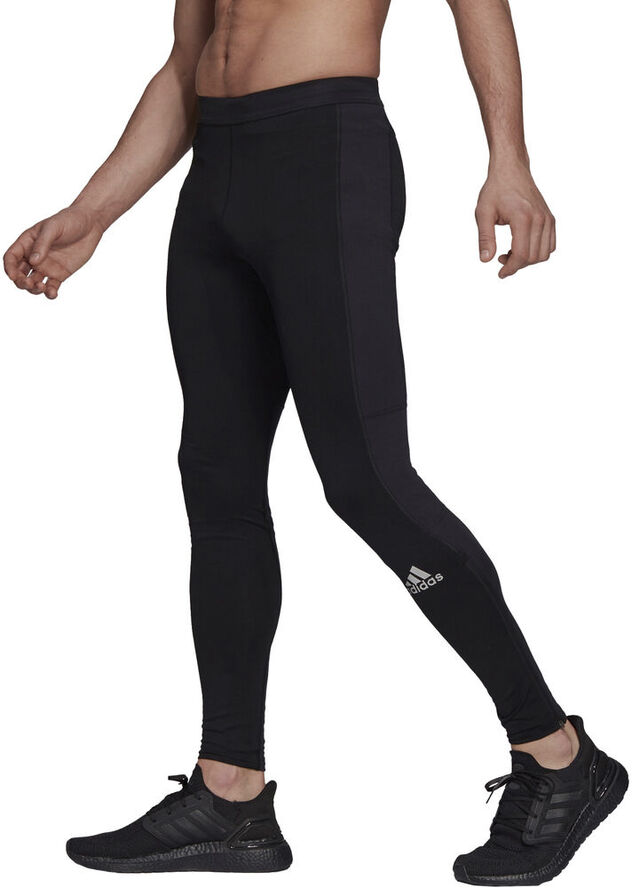 adidas Saturday Warm løbetights Sort