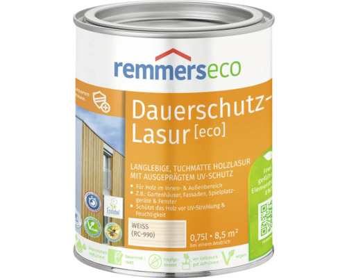 Remmers eco langdurige beschermlak wit 750 ml