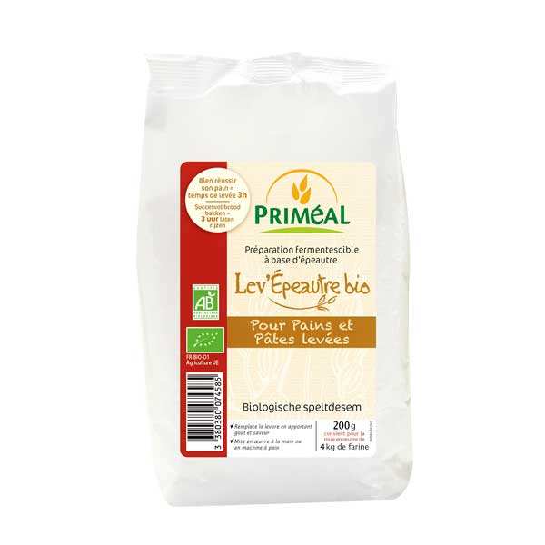 Levain d'épeautre fermentescible bio