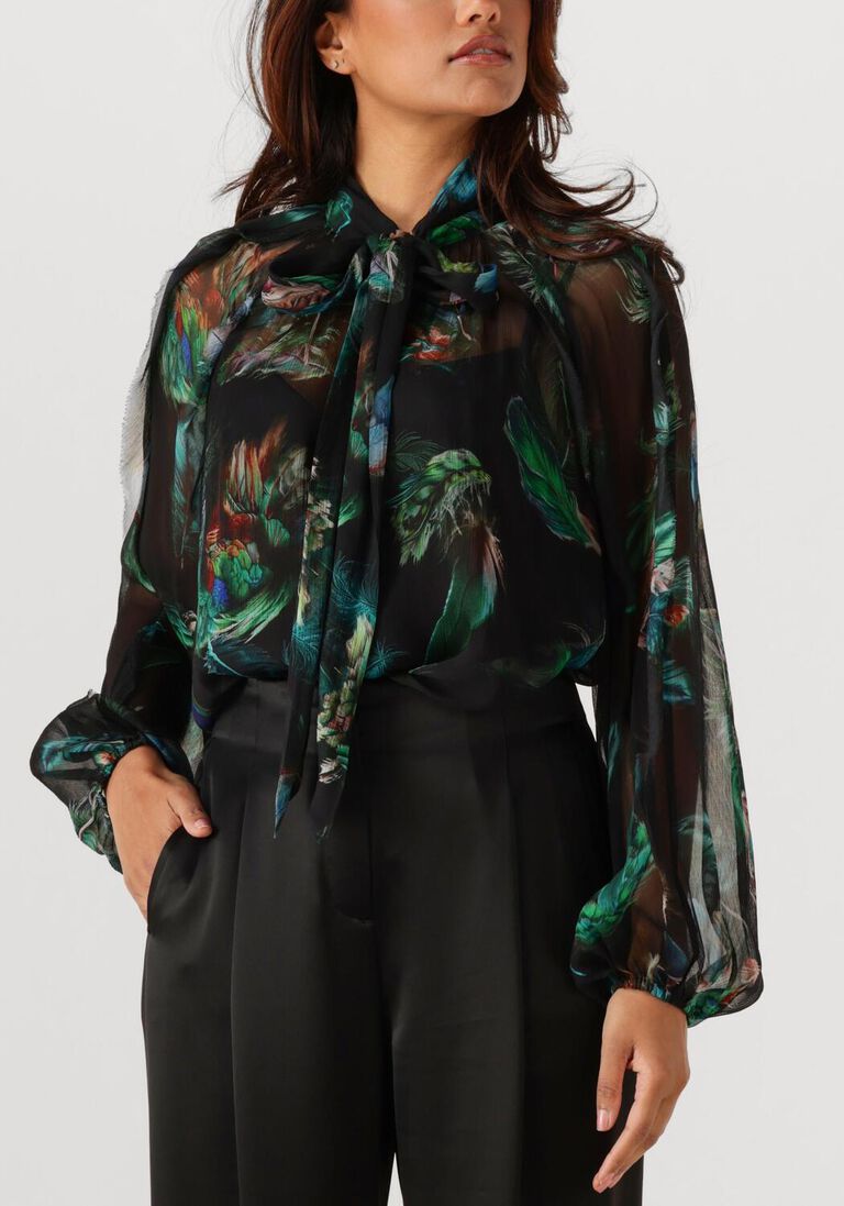 zwarte marc cain collection blouses zc 51.32 w82