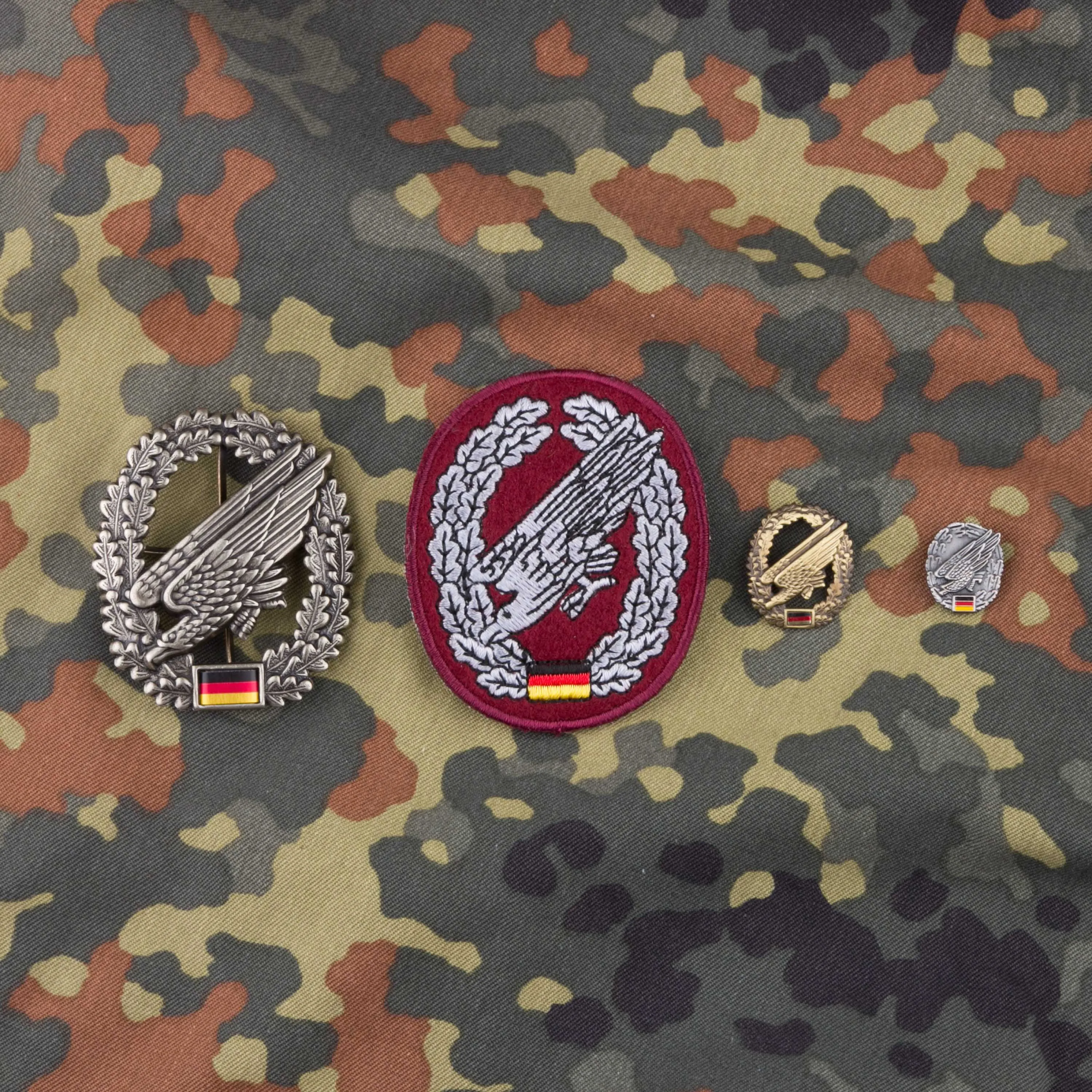 Fritzsch -  Abzeichen BW Barett Fallschirmjäger