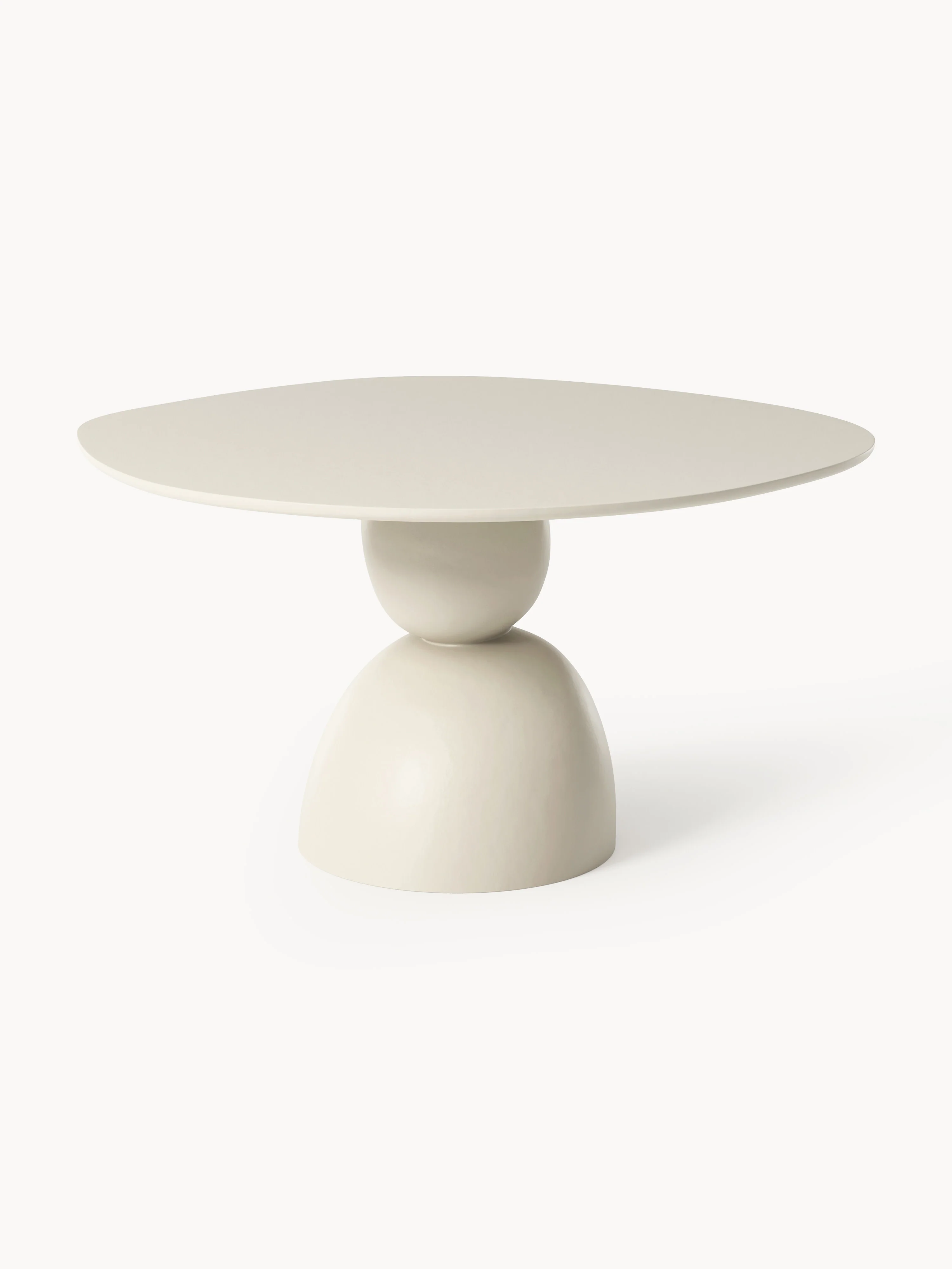 Ronde eettafel Sahra met organisch design, in verschillende formaten