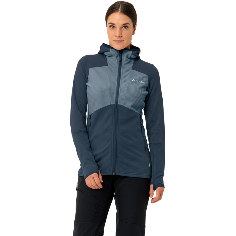 Vaude Damen Monviso Hoodie Grid Fleece Jacke