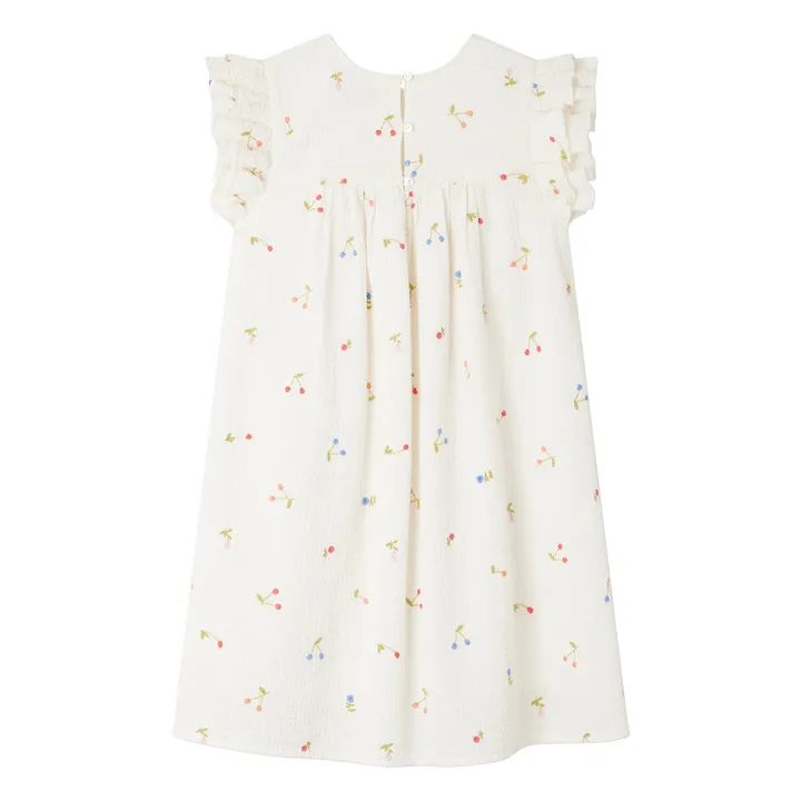 Bonpoint Robe Cerises Florentine | Blanc