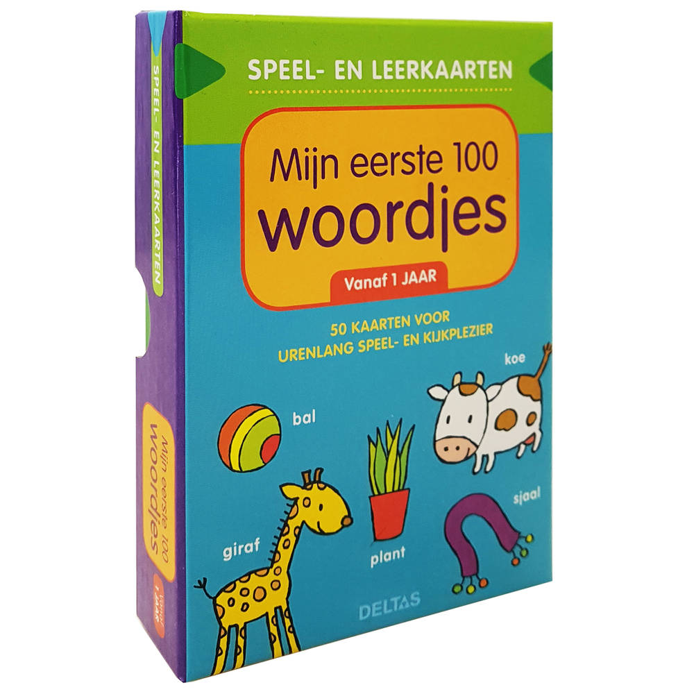 Speel en leerkaarten mijn eerste 100 woorden