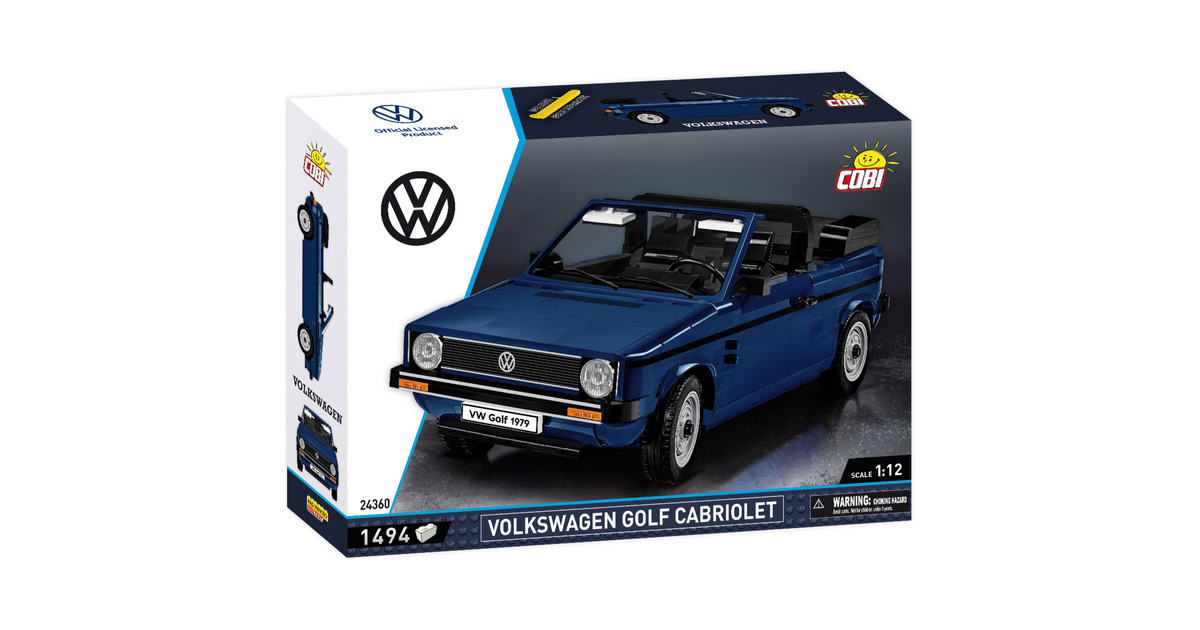 COBIVolkswagen Golf Cabriolet Constructiespeelgoed  (Schaal 1:12)