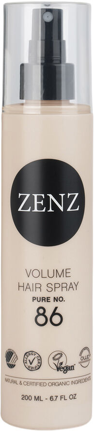 ZENZ Zenz Organic Styling 86 Volume Hair Spray Medium Hold 200 ML