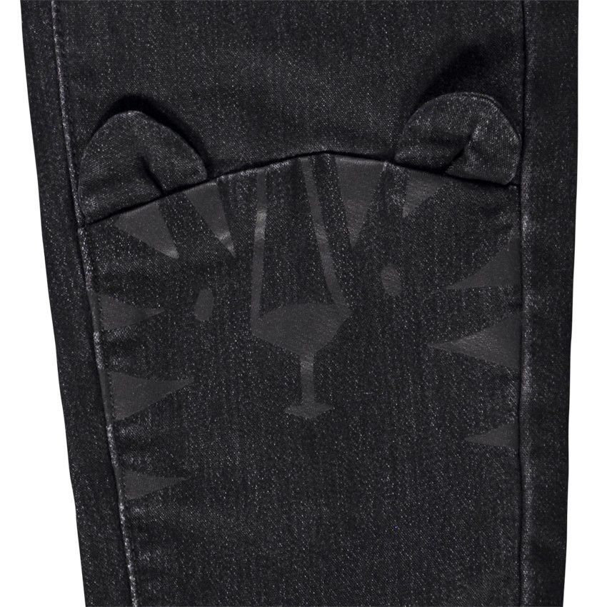 Jean ludique motif tigre pour bébé garçon - Gris chiné