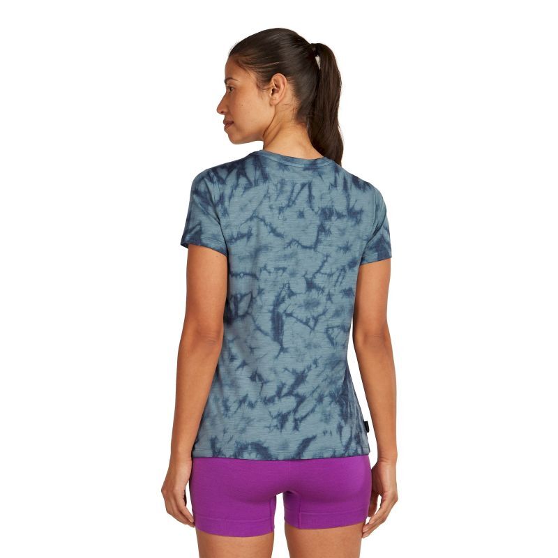 Merino 150 Tech Lite SS Scoop Tee Cloud Dye - T-shirt en laine mérinos femme