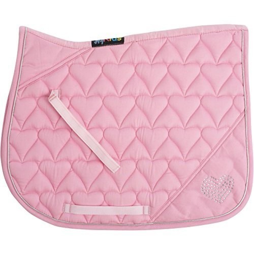 Moletom com estampa de coração costurado, ideal para todas as modalidades, com detalhes em rosa e prata.