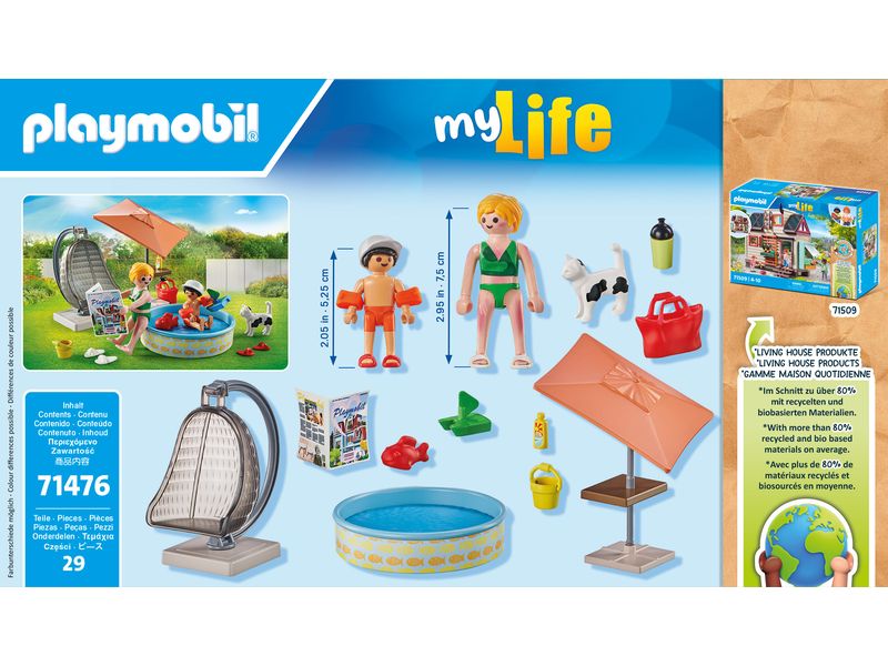 Playmobil My Life Planschspass zu Hause 71476 Nachhaltiges Spielset