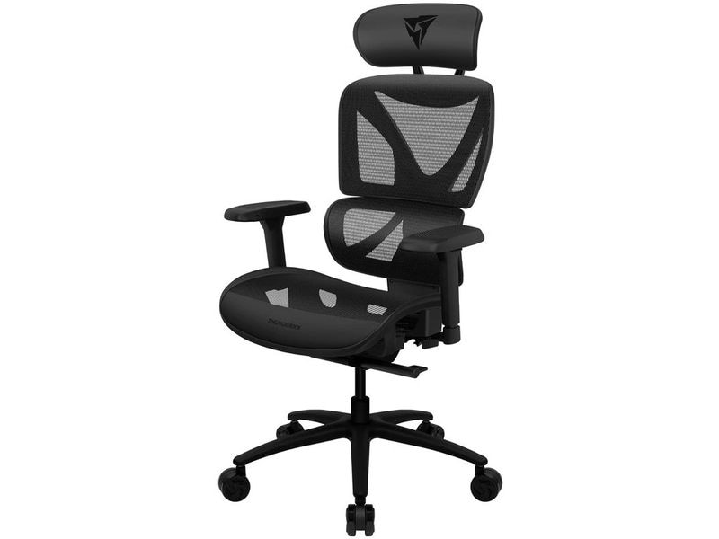 ThunderX3 Bürostuhl XTC-Mesh Schwarz Ergonomischer Bürostuhl