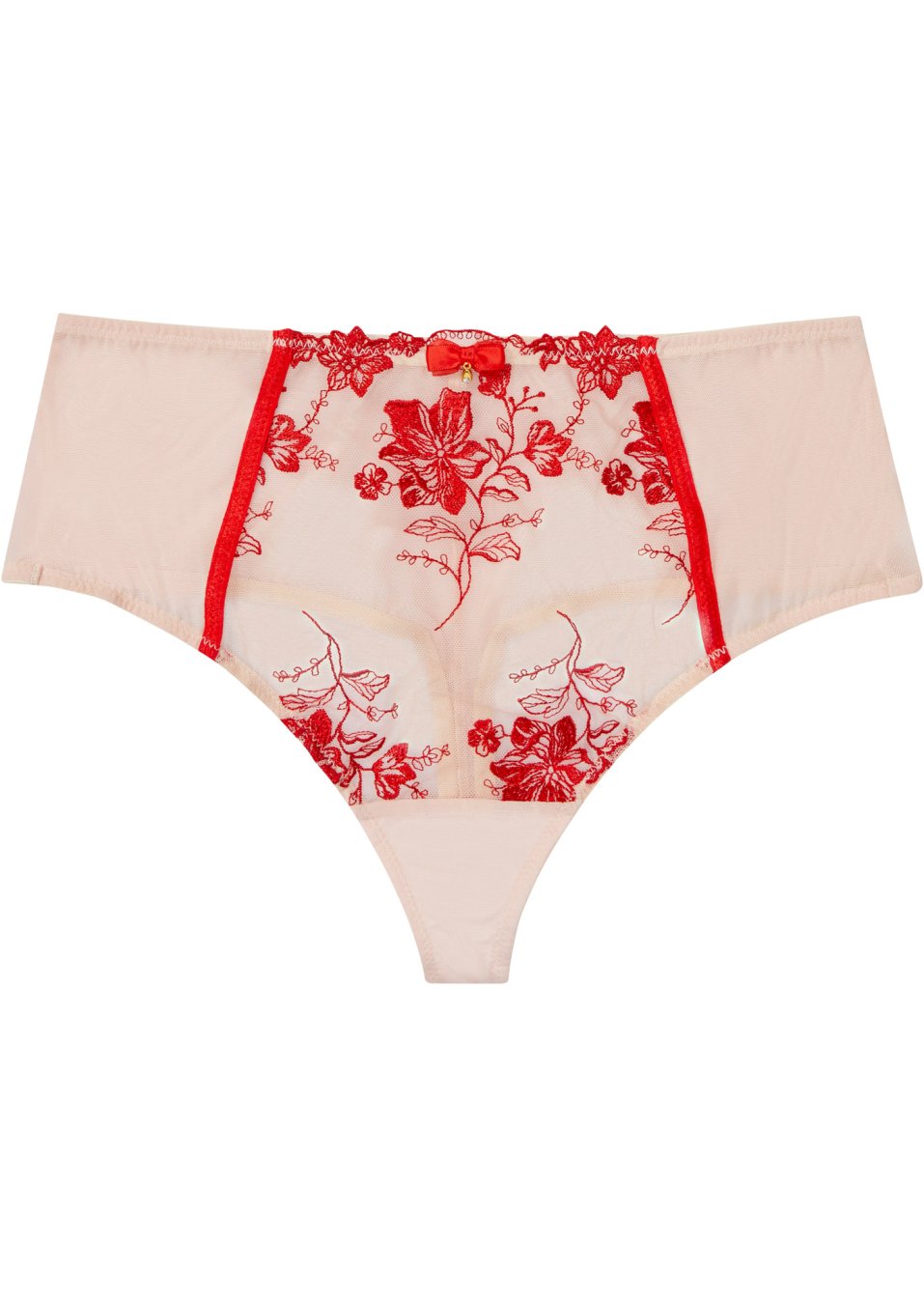 String taille haute avec broderie