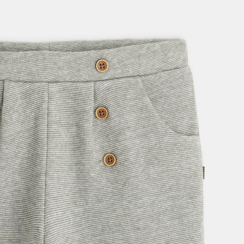 Pantalon à pois fantaisie effet pont vert bébé fille Vert