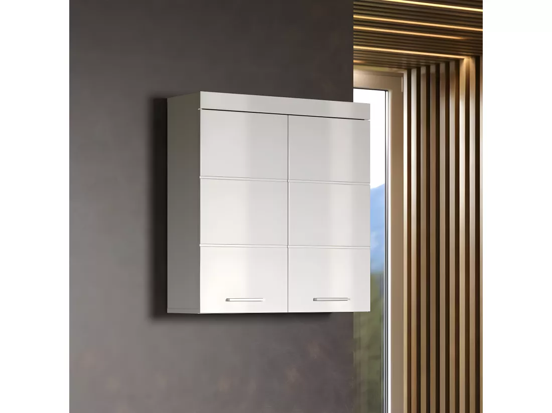 Armoire murale de salle de bain Amanda blanc