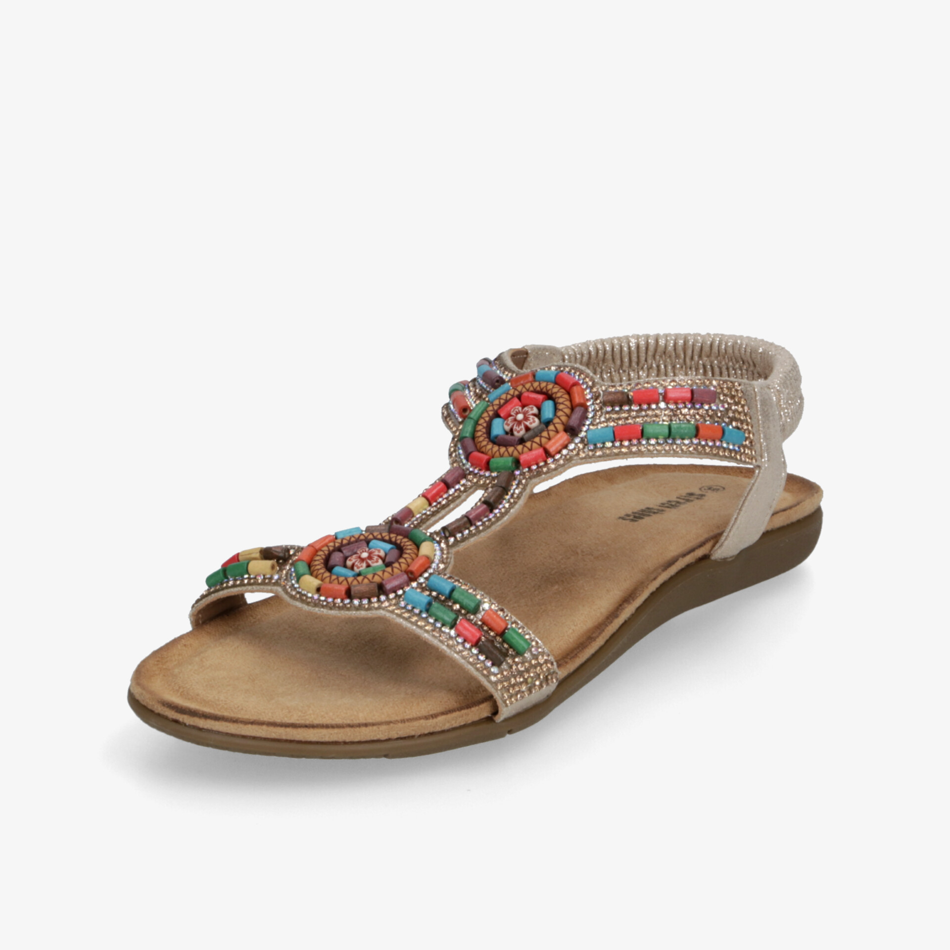 street shoes Damen Sandalen gold