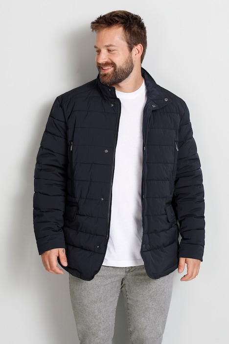 Boston Park Steppjacke, Stehkragen, Zipper, bis 74