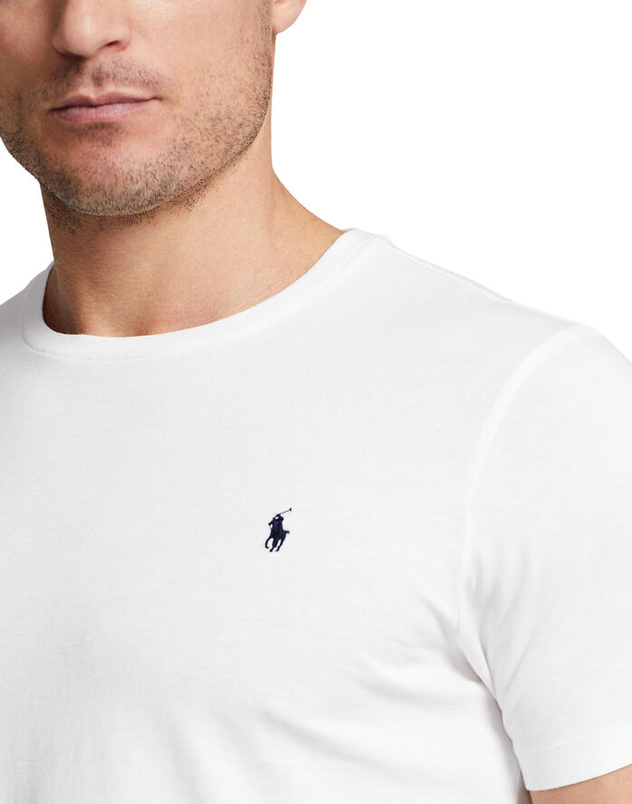 Polo Ralph Lauren Cotton Jersey Crewneck Sleep Tee Hvid