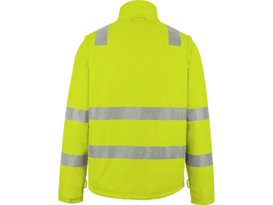 Parka de travail haute-visibilité jaune fluo 4 en 1 Würth MODYF