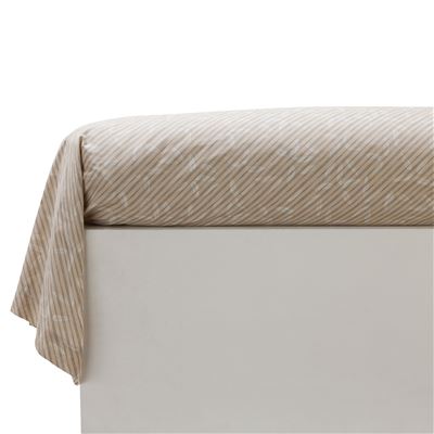 Linge de lit polycoton motif éventails