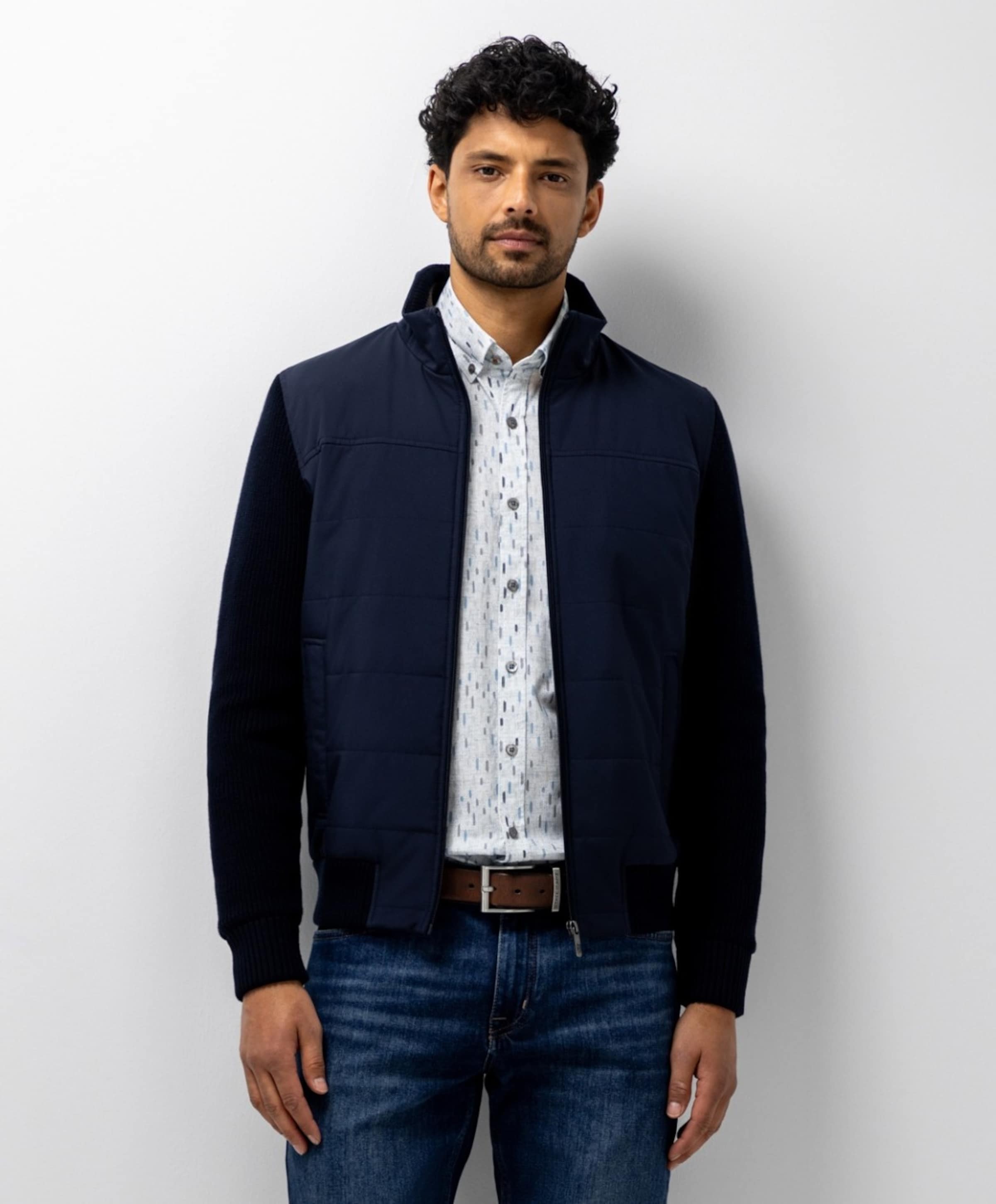 State of Art Heren vest blauw