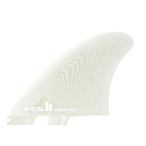 FCS 2 Modern Keel PG Clear Twin Retail Fins